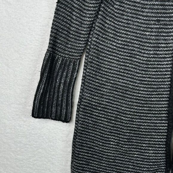 Elisabetta Collection Zip Cardigan Sweater Gray Wool Alpaca Blend Italy S/M - Picture 4 of 15
